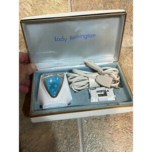 Lady Remington Vintage Electric Shaver VTG 1969 Lighted Tested Working